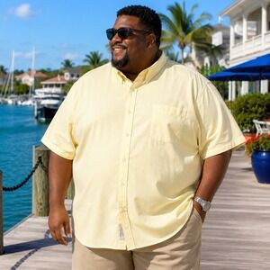 Alexander Lloyd Men's 22/5XL Big Man Oxford Shirt Coastal Cruise Resort Preppy